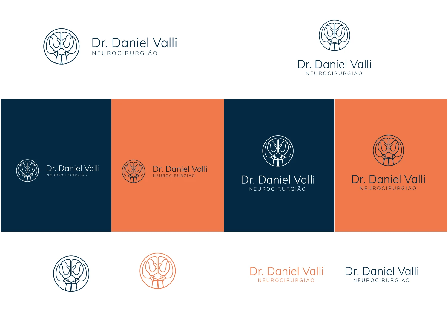 Dr. Daniel Valli · Apresentação da identidade visual