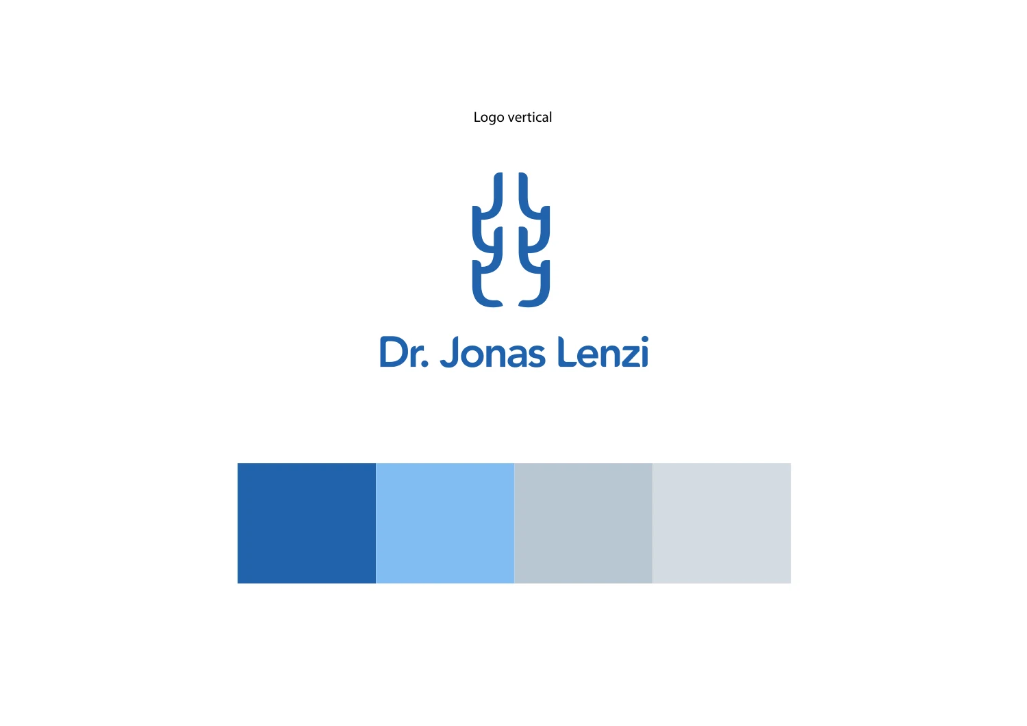 Dr. Jonas Lenzi · Apresentação da identidade visual
