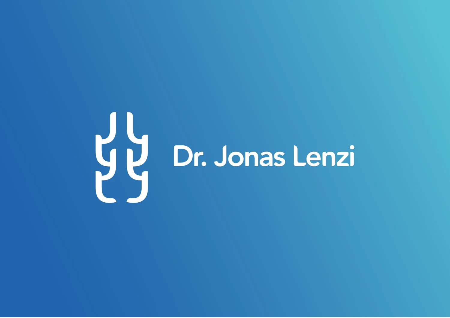 Dr. Jonas Lenzi · Apresentação da identidade visual