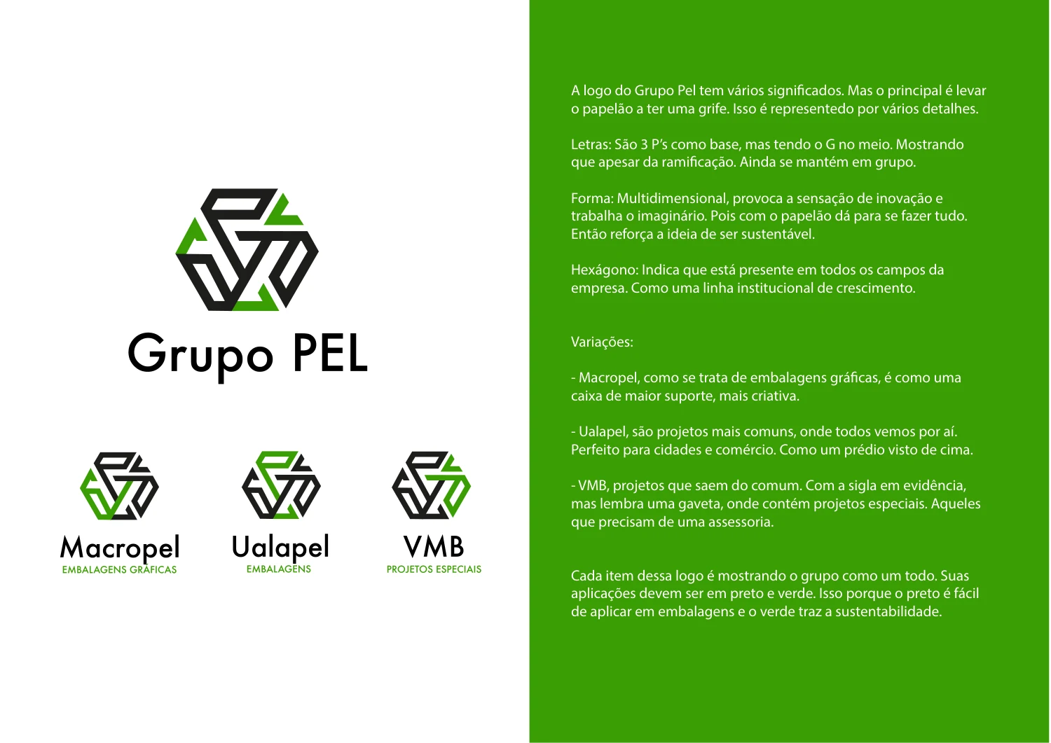 Grupo PEL · Apresentação da identidade visual