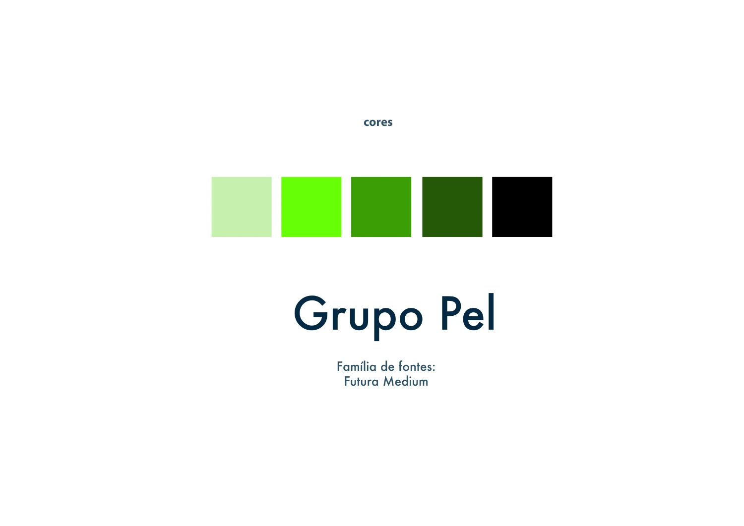 Grupo PEL · Apresentação da identidade visual