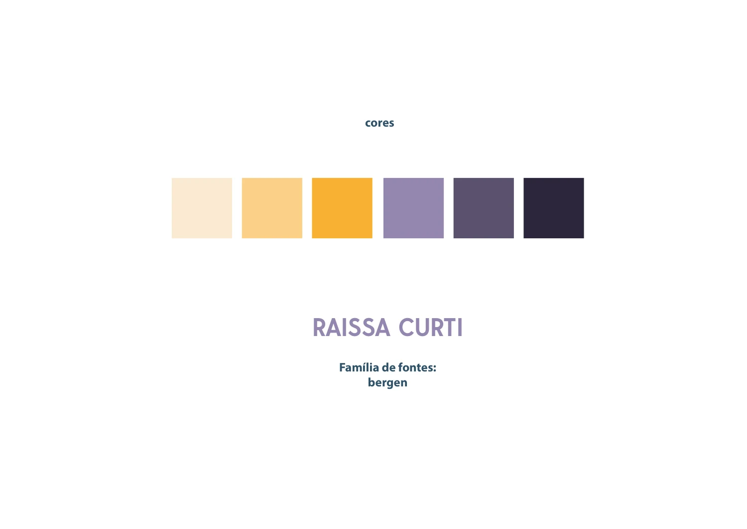 Raissa Curti · Apresentação da identidade visual