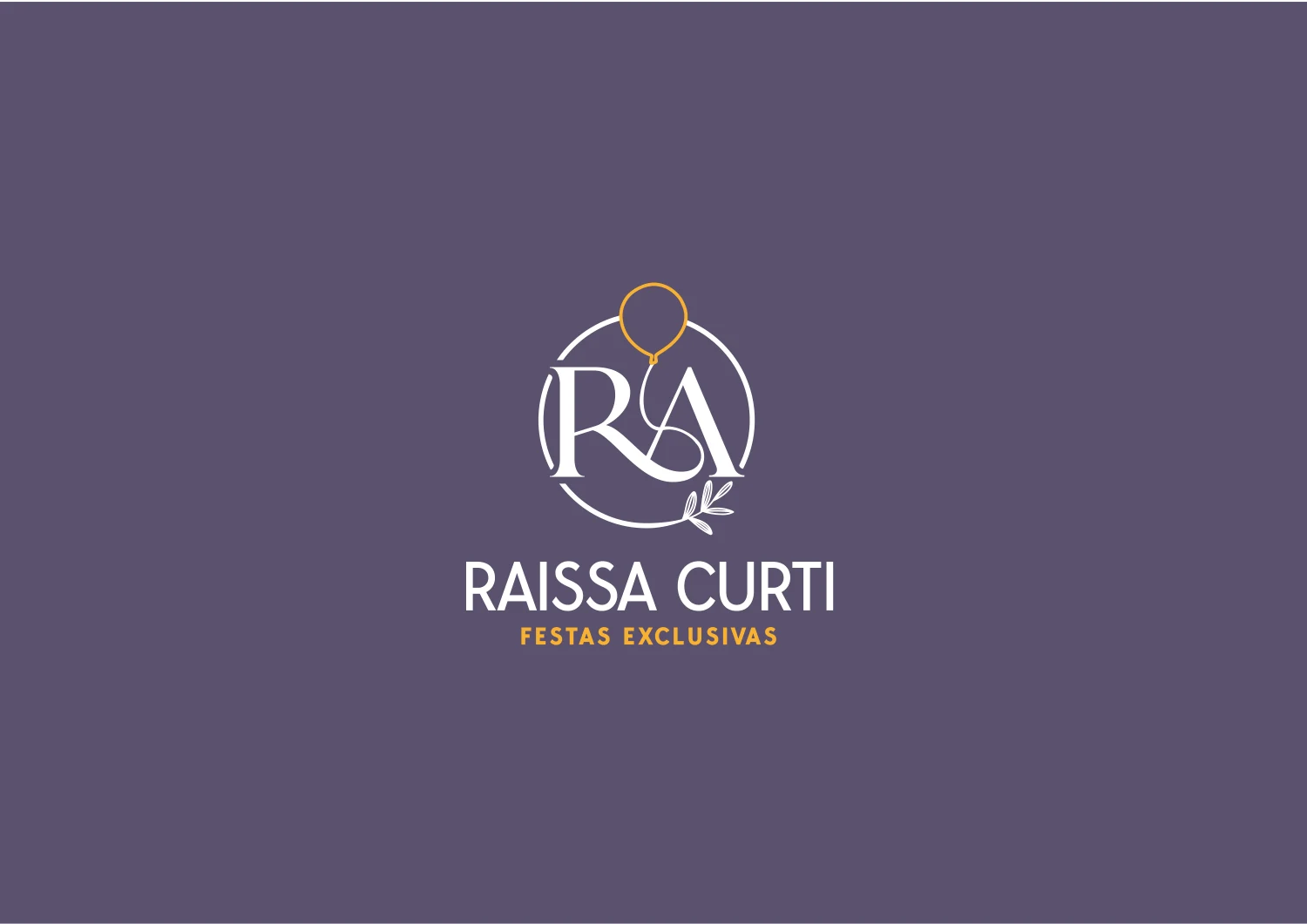 Raissa Curti · Apresentação da identidade visual