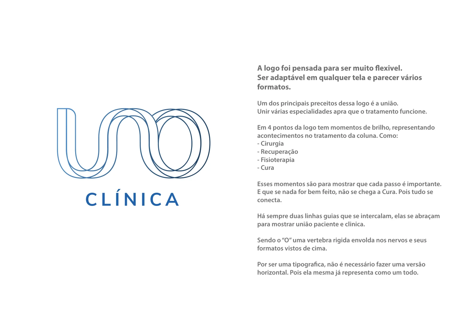 Uno Clínica · Apresentação da identidade visual